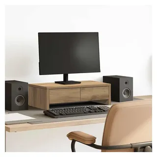 vidaXL Monitorständer mit Schubladen Artisan-Eiche 50x27x15 cm Braun