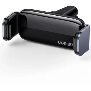 UGREEN Handyhalterung Auto Lüftung 360 Drehung Autohalterung PKW Handyhalter fürs Auto Handyhalterung KFZ kompatibel mit iPhone 17 16 15 14 13 12 Pro Max, Galaxy S23 S20, Huawei (Schwarz)