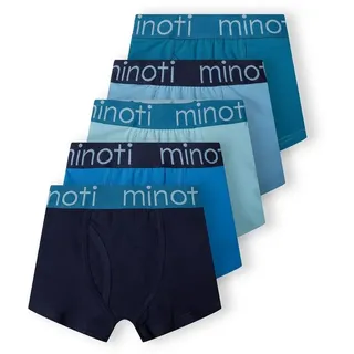 MINOTI Boxershorts 5 Slipboxer (2y-14y) blau 104-110cm