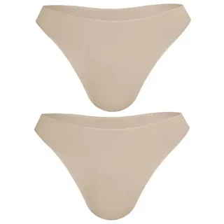 Sassa String 2er Sparpack String KETTELNAHT (Spar-Set, 2-St) - beige 46