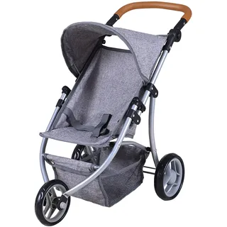 Knorrtoys KNORRTOYS.COM 16532 Puppenbuggy Jogger Lio-Stone Brown, grau