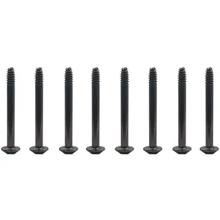 Fitooles 8 Stück 2/3 cm Flachkopf-Befestigungsschraube für PC-Gehäuse, Grafikkarte, Kühler, Kühler, Wasserkühlung, Lüfter, Computer, 8 Stück