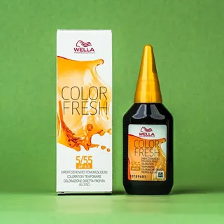 Wella Color Fresh 5/55 hellbraun mahagoni intensiv 75 ml