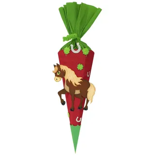 Ursus Schultüten-Bastelset "Pferd" in Rot | Gr.: onesize