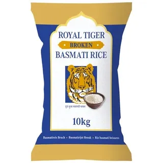 Royal Tiger Basmatireis Bruch 2x 10kg gebrochener Basmati-Reis, Spitzenqualität
