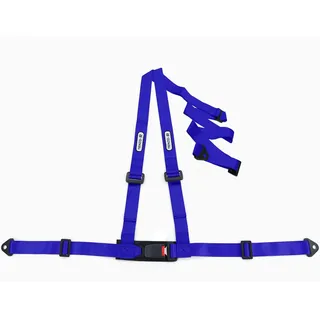 Tenzo-R Sport Hosenträger Gurt Sicherheitsgurt 3 Punkt Blau mit E Zeichen