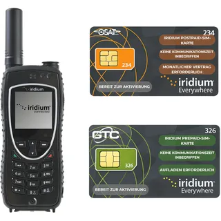 Iridium Extreme Satellitentelefon | Robustes wasserdichtes Telefon mit GPS | Weltweite Sprach- und SMS-Abdeckung für Fernkommunikation und Notfälle