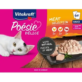 - Poésie® Délice multipack variant with meat 6x85gr