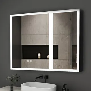 Boromal 50 x 70 cm schwarz mit Beleuchtung