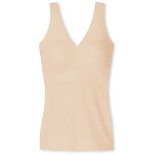 SCHIESSER Damen Trägertop mit herausnehmbaren Pads - Invisible Soft, sand_170365, 36