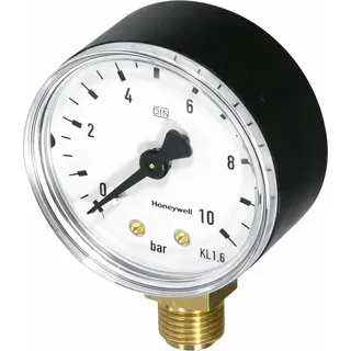 Honeywell Resideo Manometer M38K G 1/4, 50mm, unten, Teilung 0-10 bar