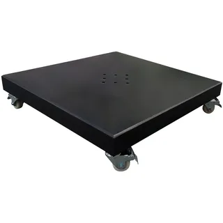 Gardissimo Schirmständer Granit 75 x 75 cm 120 kg Schwarz