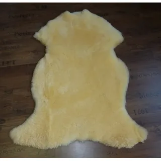 Natur-Fell-Shop ÖKO Baby Schaffell Lammfell, Bettfell, med.gegerbt, waschbar, Größe: 110-120cm