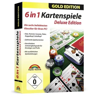6 Kartenspiele - Skat - Romme - Poker - Canasta - Doppelkopf & Schafkopf für PC