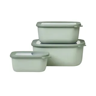 Mepal Cirqula rechteckig nordic sage 0,75 l 3-teilig