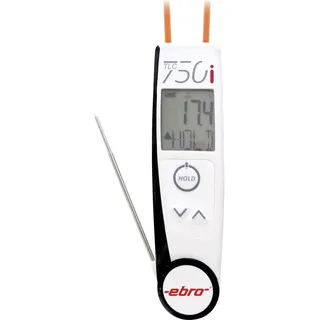 EBRO TLC 750i Infrarothermometer und Einstichthermometer (HACCP) Optik 2:1 -50 - +250 °C Haccp-kon