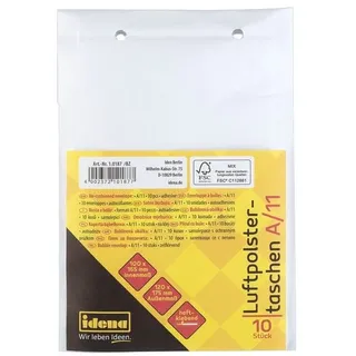 IDENA Luftpolstertaschen A/11 haftklebend weiß 12x17,5cm