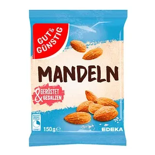 GUT&GÜNSTIG Mandeln geröstet & gesalzen 150,0 g