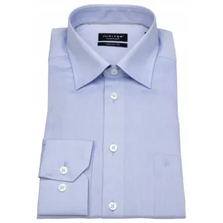 Jupiter Businesshemd bügelfrei Kentkragen blau 45