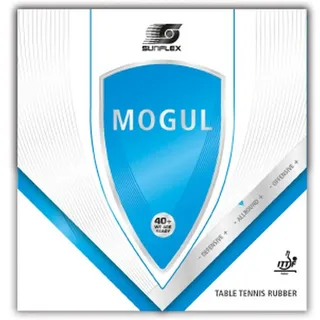 Sunflex Mogul Tischtennis-Belag | professioneller Allround Belag | ITTF zugelassen | hohe Kontrolle | für Einsteiger | 2,0mm Schwamm rot