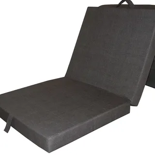 VitaliSpa Klappmatratze 70 x 190 cm H2 Baumwolle/Polyester/Wolle