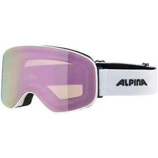Alpina SLOPE Q-LITE, Größe one size in Rot white matt
