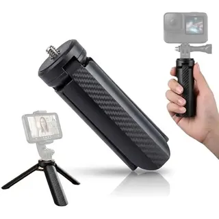 Mini-Stativ für DJI Osmo Pocket 3 Kamera-Handy, tragbares Desktop-Stativ, Selfie-Stick, Vlog-Ständer, rutschfeste Kamerastative für Pocket 3 & Action/iPhone/Go Pro/Insta360 X5 Kamera, 0,64 cm Schraube