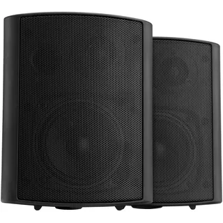 Pronomic USP-660 BK Paar HiFi Wandlautsprecher Box schwarz 240 Watt