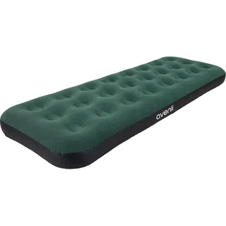AVENLI Luftmatratze Camping Single-Size 191x73x22 cm, Gästebett 1 Person, Coil-Beam, beflockt, bis 150 kg, grün/schwarz, ohne Pumpe