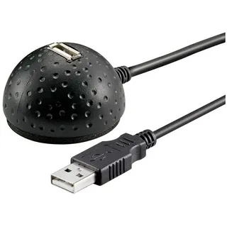 goobay USB-A 1,5 m Schwarz