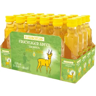 hubertus kräuterspezialitäten St. Hubertus-Tropfen Fruchtiger Apfel (24 x 0.02 l)