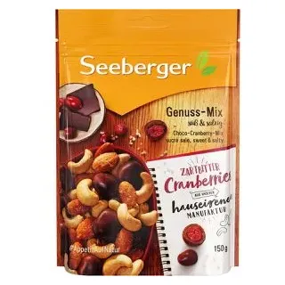 Seeberger Genuss-Mix, 150 g Beutel, 12er Pack (12x150 g)