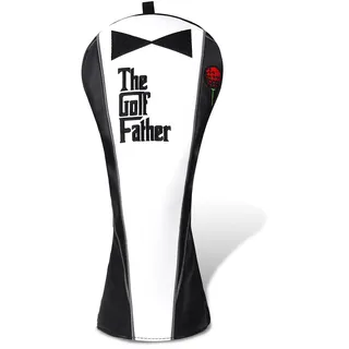 Golfschlägerhauben Schwarz Golf Vater Golf Head Covers 460cc Driver Head Covers for Golf Clubs, Golf Headcovers Fairway Woods and Hybrid Fit Taylormade Callaway W/# Tags (Driver Headcover)