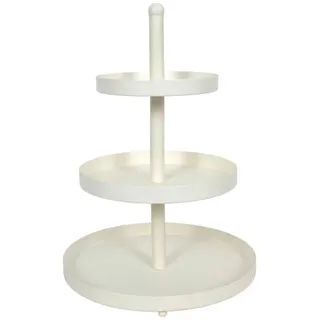 HIT Trading Etagere SISSI, H 35 cm - Weiß - Metall - 3 Etagen