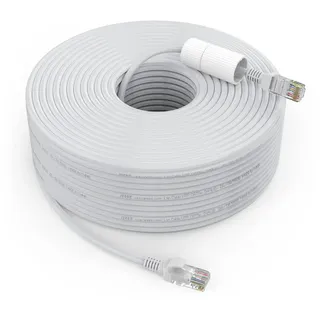 ANNKE 30m/100ft Cate5 Ethernet Kabel, Netzwerkkabel für PoE IP Kameras | Aussen Innen, Computer, Zuhause, Büro, 100 Mbit/s hohe Übertragungsgeschwindigkeit, Wetterfest