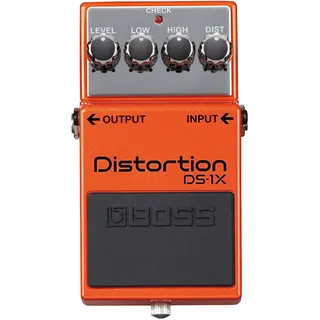 Boss DS-1X Distortion Pedal, Special Edition BOSS Distortion-Pedal mit wegweisendem Sound, Spielgefühl und klanglicher Ansprache