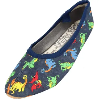 Beck Dinosaurus Gymnastikschuhe Blau 34