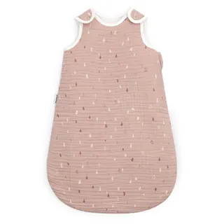 Ehrenkind Babyschlafsack Musselin Ganzjahresschlafsack Rund, 2.5 TOG (mit atmungsaktiver Bio-Baumwolle), für guten Schlaf zu jeder Jahreszeit 86/92