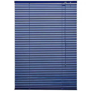 Jalousie »Aluminium-Jalousie« mit Bohren freihängend Aluminium, blau