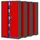 C001 185 x 90 x 40 cm rot