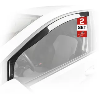 Walser Premium Auto Windabweiser für Audi A4 B8 08/2007-06/2016, A4 B8 Avant 11/2007-06/2017, Passform Regenabweiser Set für Fahrer- und Beifahrerseite, Auto Windabweiser 2 STK.