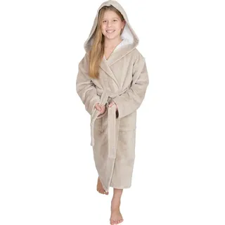 Otto-Werner Kinder Mädchen Bademantel mit Kapuze by 8521 Stone (170/176) - 170