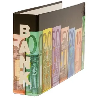 Livepac Office Bankordner 140 x 250 mm Motiv: "Banknoten" 5 St.
