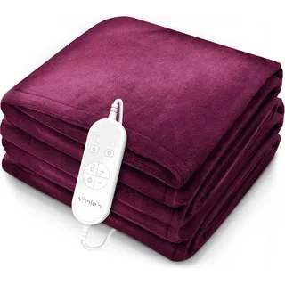 180 x 200 cm Weinrot