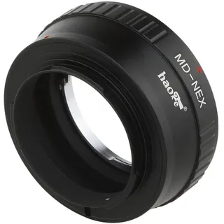 haoge Lens Mount Adapter für Minolta MD Mount Lens to Sony E-Mount NEX Kamera wie NEX-3, NEX-5 N, NEX-7, NEX-7 N, NEX-C3, NEX-F3, A6300, A6000, A5000, A3500, A3000, NEX-VG10, VG20