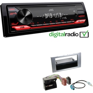 JVC 1-DIN Digital Autoradio DAB+ für Ford Transit 2006-2013 silber mit Canbus