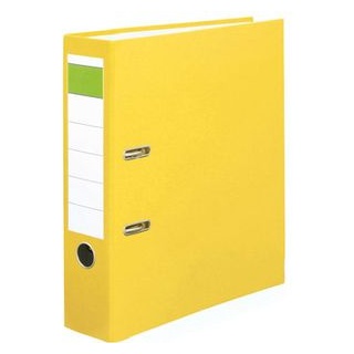 Grüner Balken Ordner schwarz marmoriert Karton 8,0 cm DIN A4