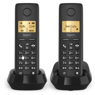 Gigaset Pure 100 Duo schwarz