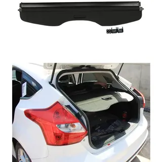 Auto Laderaumabdeckung FüR Ford Focus hatchback 2011-2018 Kofferraum Abdeckung Rollo Einziehbar Kofferraumabdeckung Hutablage Zum Schutz Der PrivatsphäRe Cargo Cover
