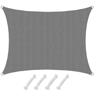 AMANKA UV Sonnensegel Wasserdurchlässig 1,5x2 - Viereckig Sonnenschutz Garten Terrasse